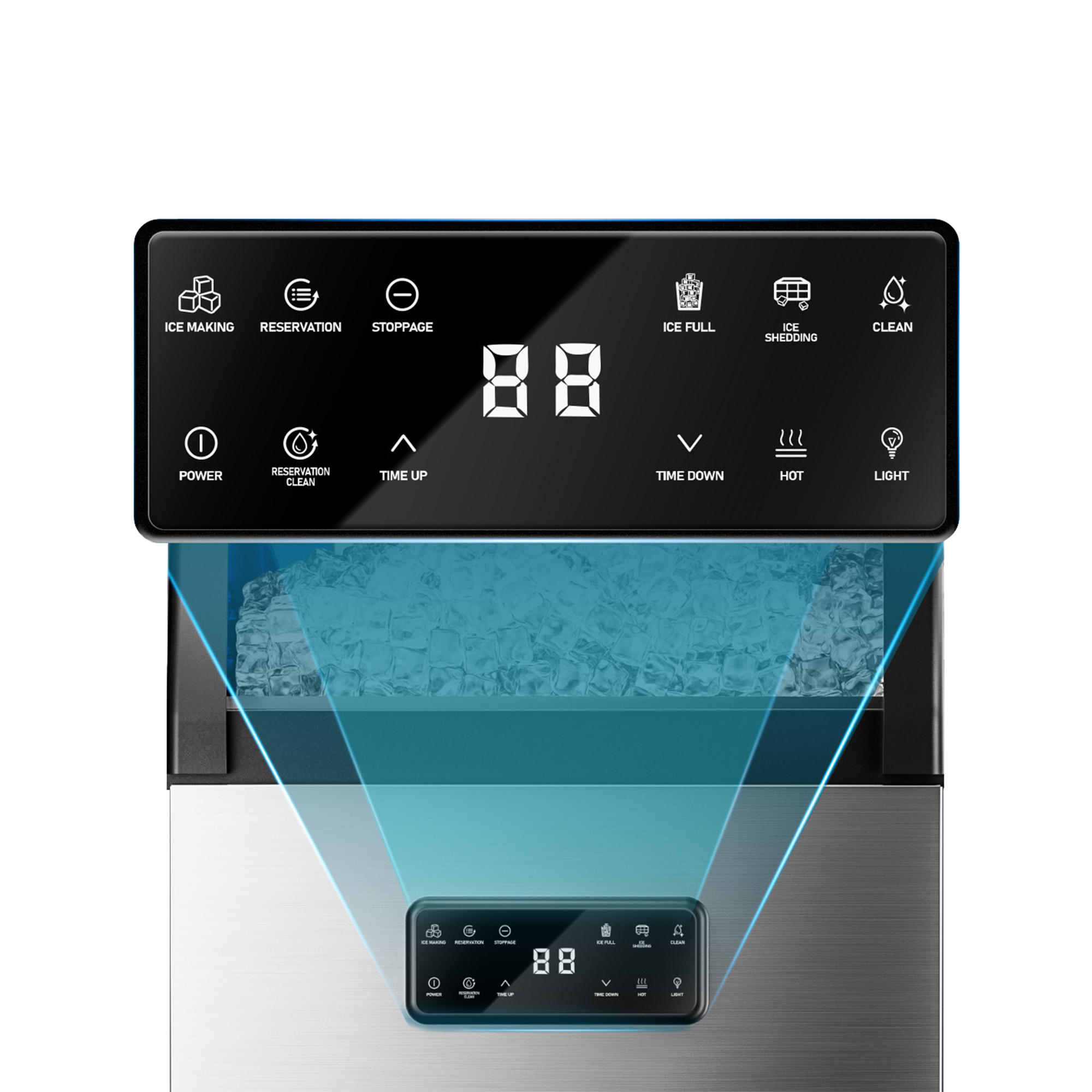 Euhomy Lucid M3 Cube Commercial Ice Maker