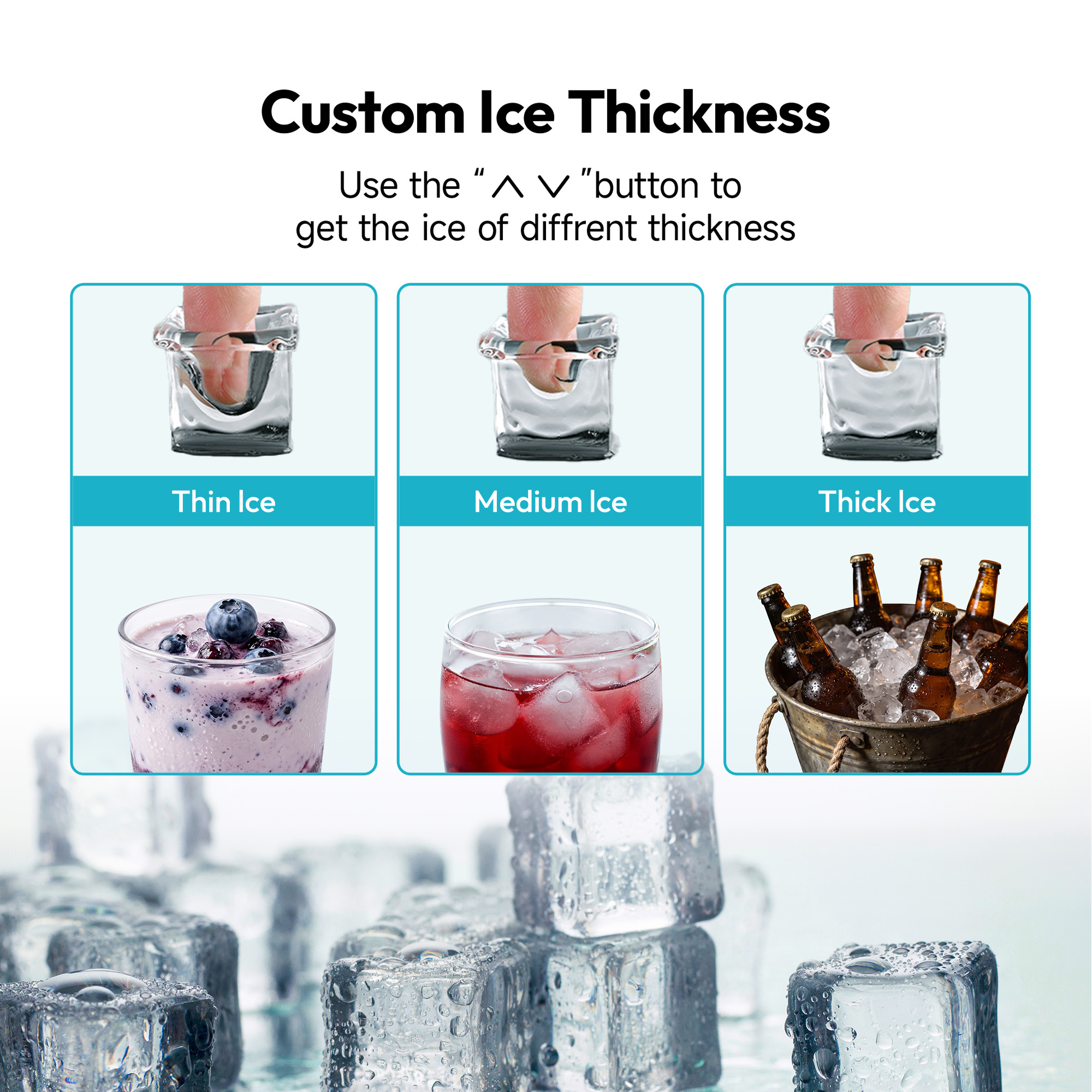 Euhomy Lucid M3 Cube Commercial Ice Maker