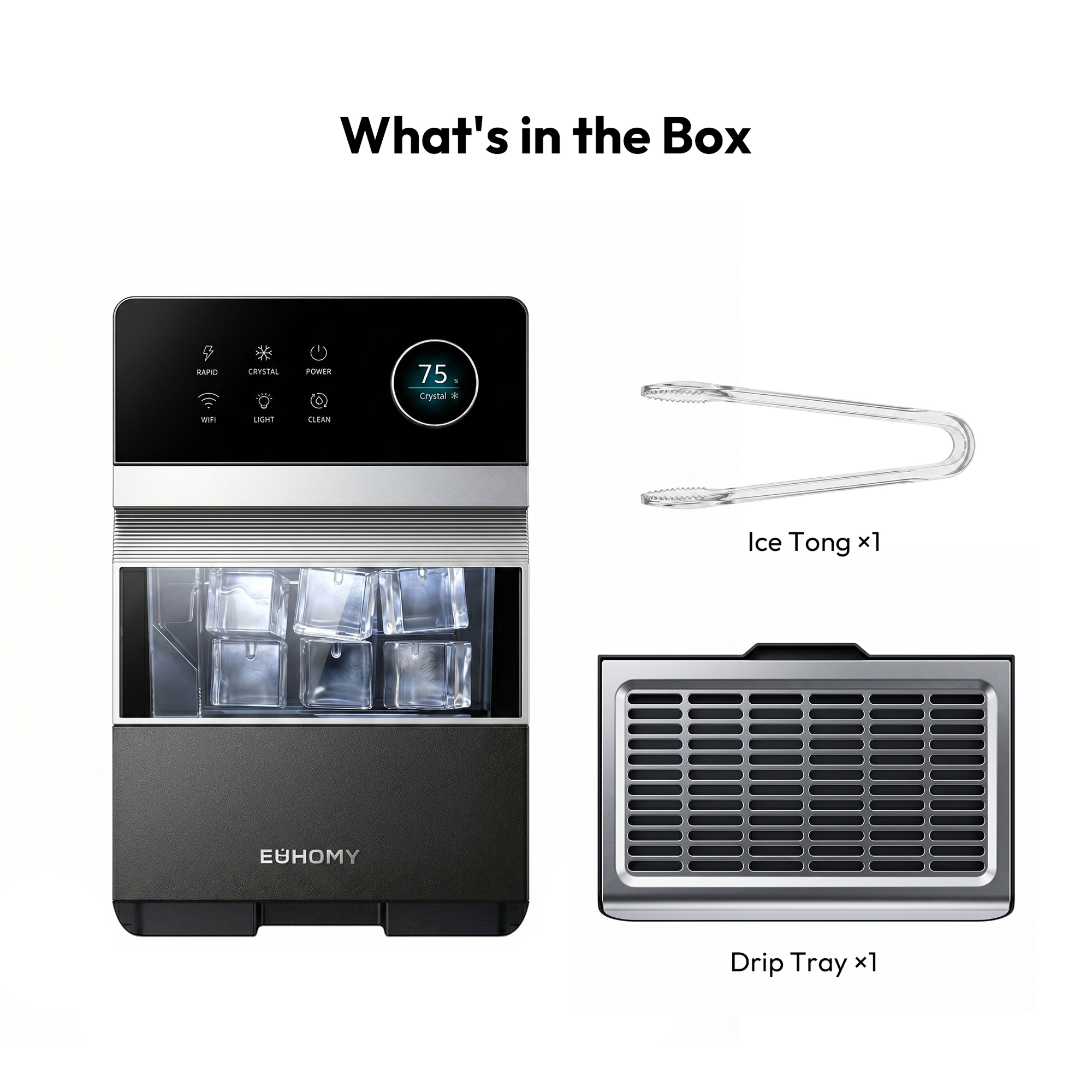 Euhomy Rock Plus Square Ice Maker