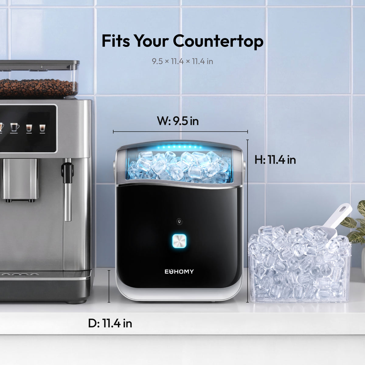 Euhomy Dart H1 Pro Bullet Ice Maker