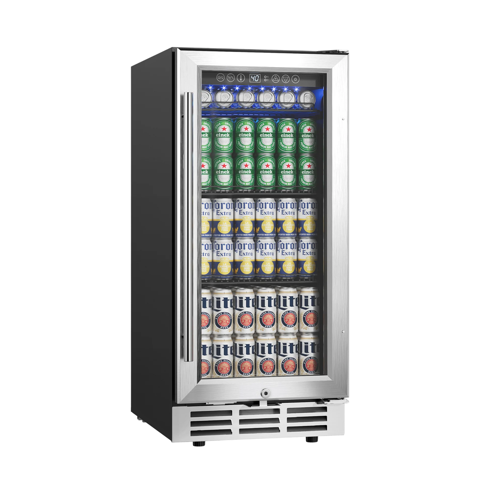 Euhomy Splash 126 Cans Beverage Refrigerator