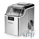 EUHOMY Tile Plus Portable Cube Ice Maker Countertop - 2.6L Ice Basket, Adjustable Ice Thickness , Scheduled On/Off Timer, Self-Cleaning