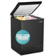 Euhomy Small Chest Freezer, 3.5 Cu Ft – Quiet, Energy Efficient with Removable Basket