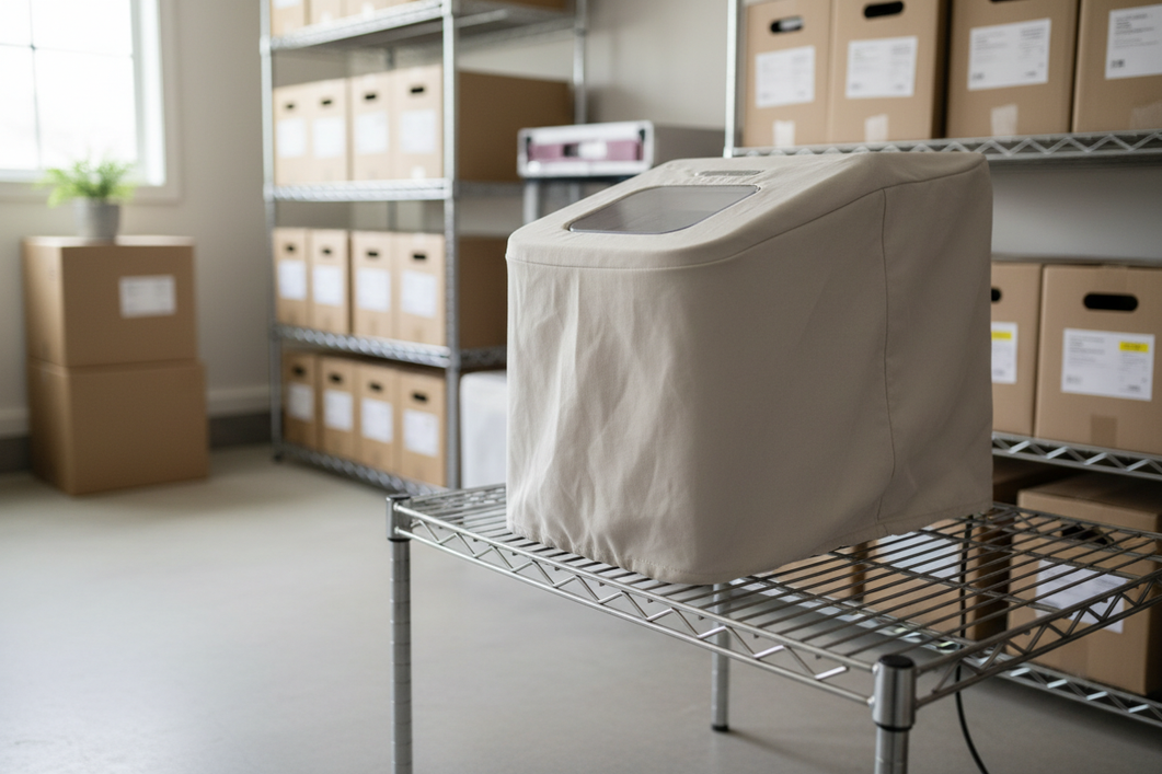 The Right Way to Cover and Store an Ice Maker in a Garage or Basement