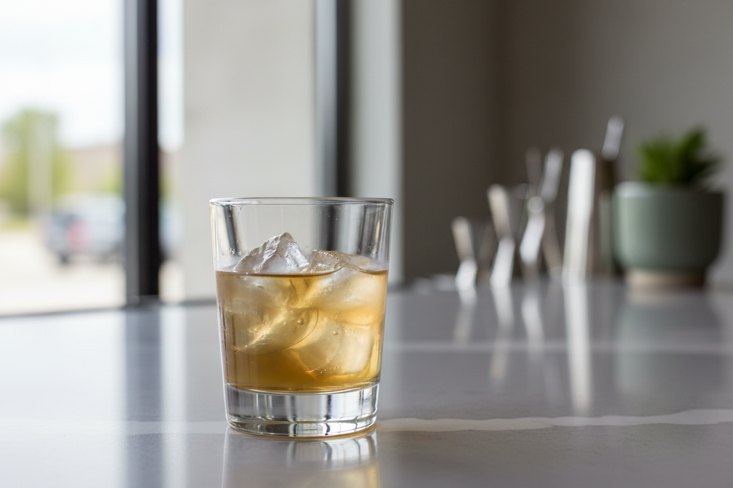 Why Does Crescent Ice Melt Slower Than Other Ice Shapes in Mixed Drinks?
