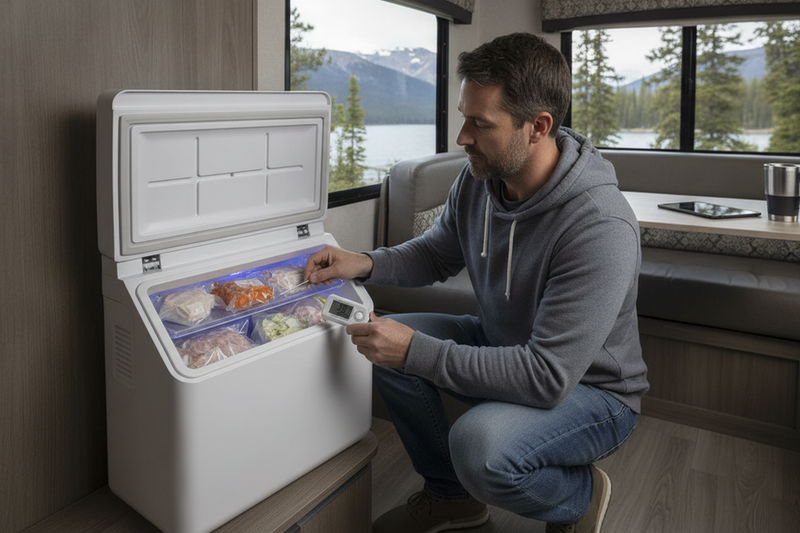 How to Safely Thaw Frozen Food in a Portable Refrigerator Without Bacterial Growth