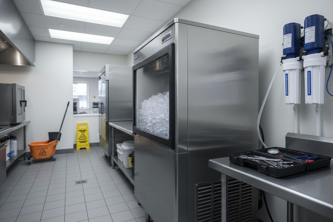 When Does a Commercial Ice Maker Need a Water Softener?