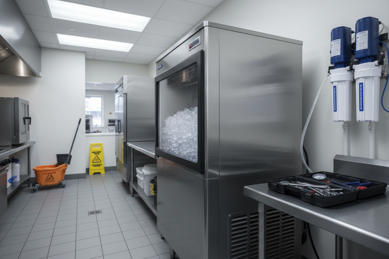When Does a Commercial Ice Maker Need a Water Softener?