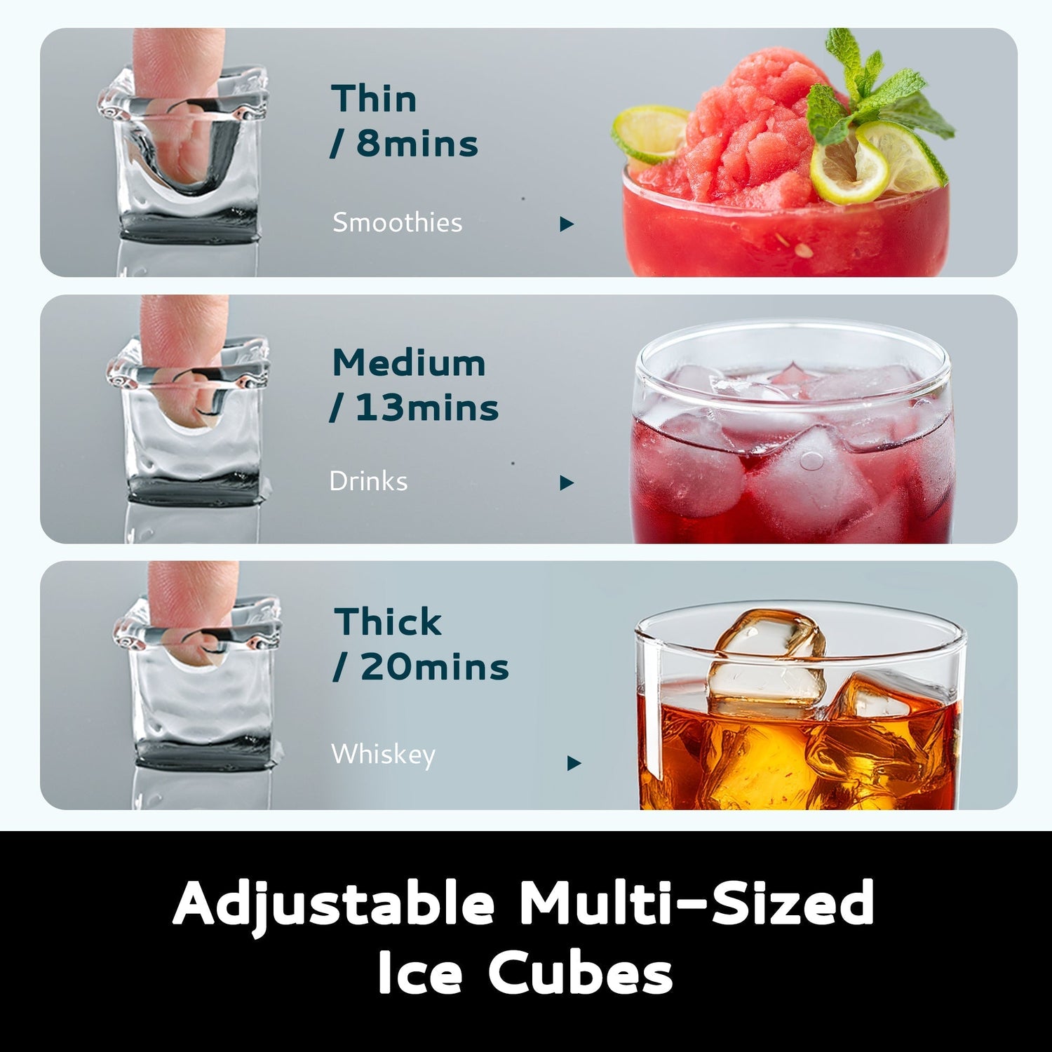 How to Adjust Ice Cube Size and Thickness on Your Ice Maker?