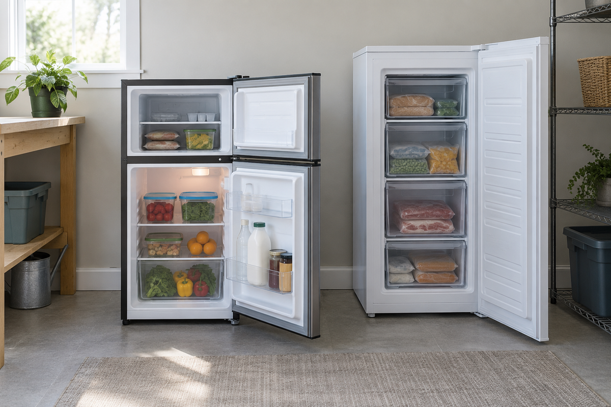 Mini Fridge Icebox, Separate Freezer Compartment or Stand-Alone Freezer?