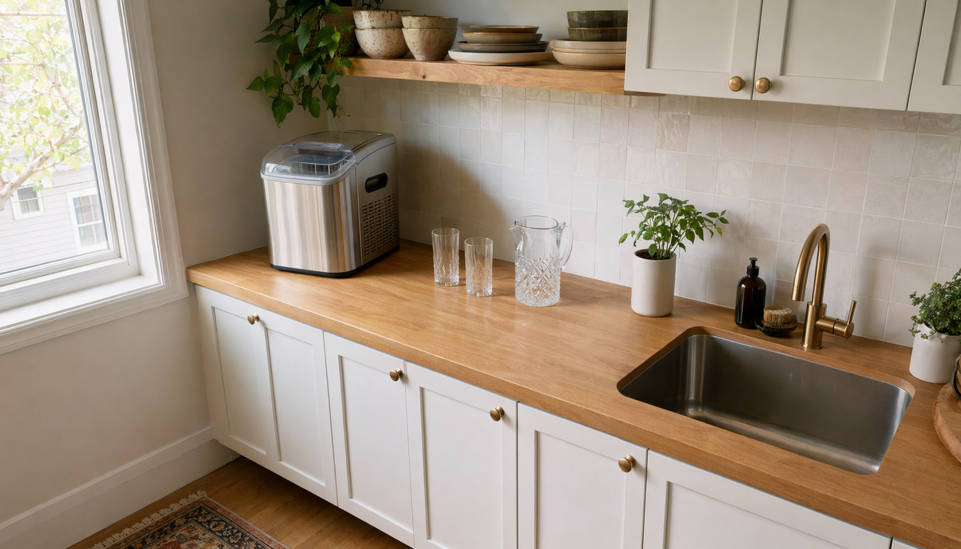 How to Position Ice Makers Near Sinks Without Sacrificing Prep Space