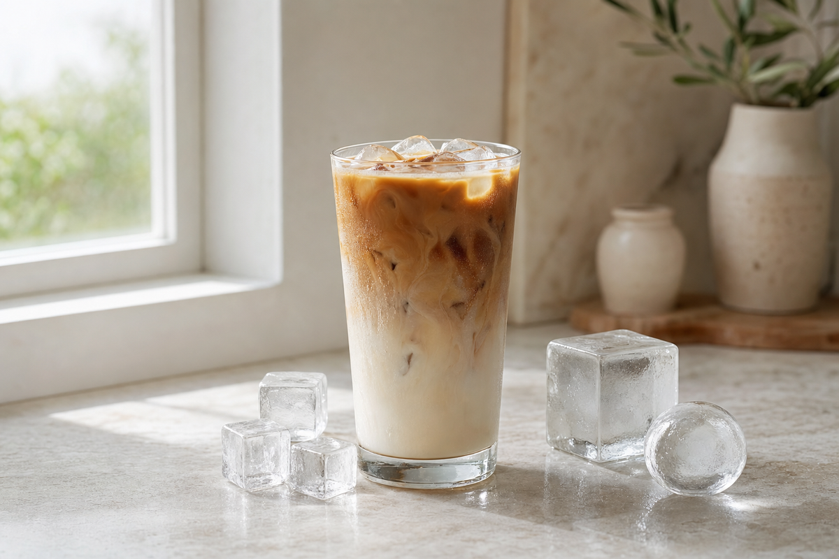 What Ice Shape Keeps Iced Lattes Cold Without Diluting Them?
