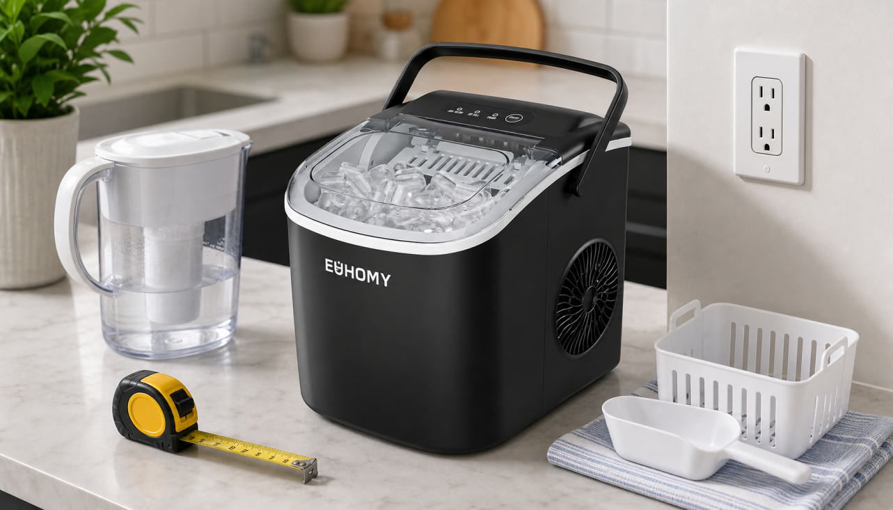 What to Do Before Plugging In a New Countertop Ice Maker for the First Time
