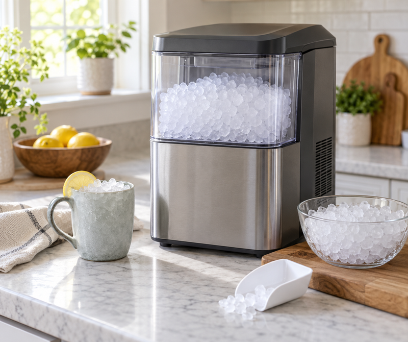 Nugget Ice Maker Dispenser vs. Scoop Basket: Which Fits Your Routine?