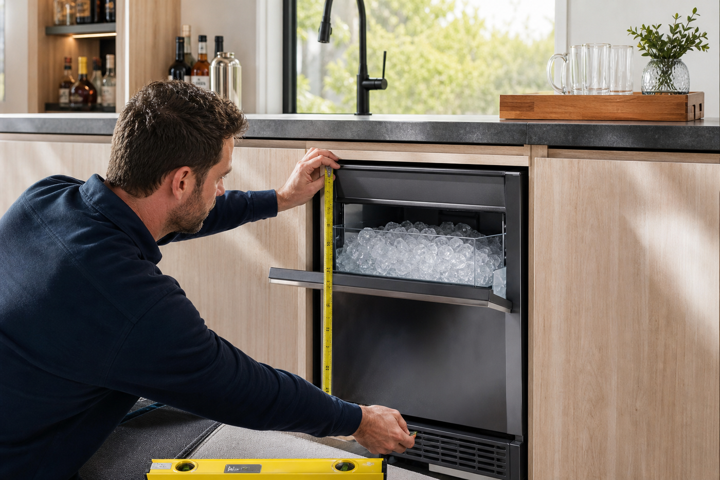 How to Measure Cabinet Opening Dimensions for an Undercounter Ice Maker