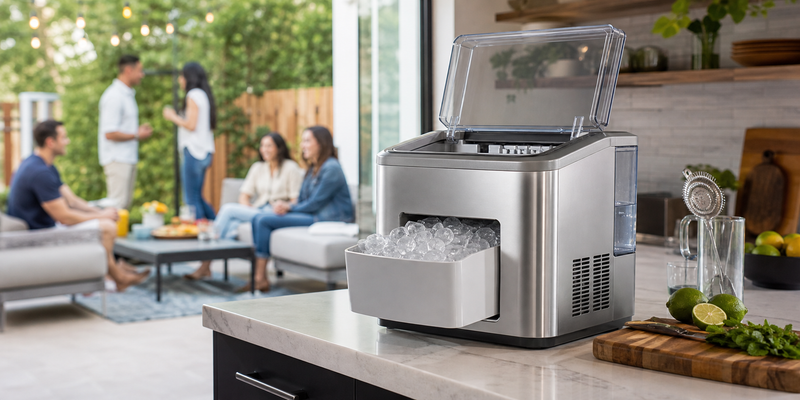 How to Run an Ice Maker Quietly During Backyard Parties and Outdoor Gatherings