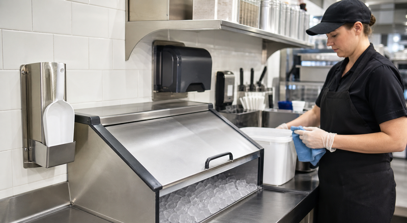 How to Store Ice Scoops to Avoid Health Code Violations
