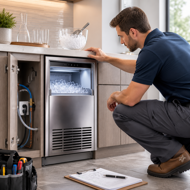 What Permits or Inspections Are Required for an Undercounter Ice Maker Installation?