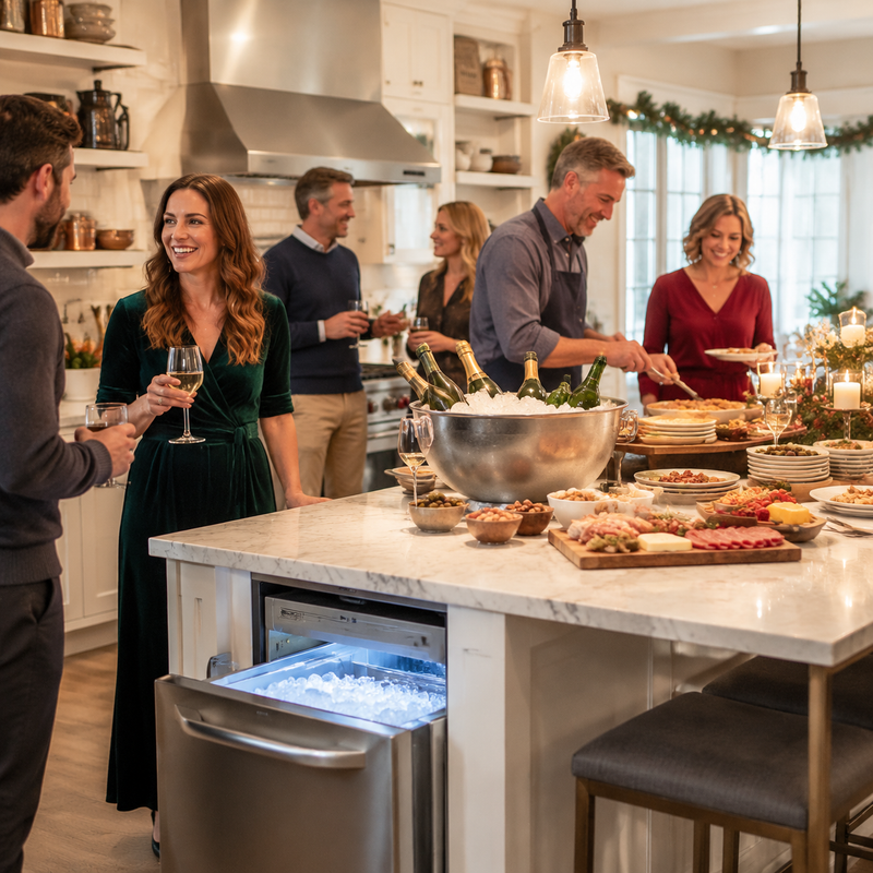 Why the Kitchen Can Be the Social Center of a Party---Without Derailing the Host
