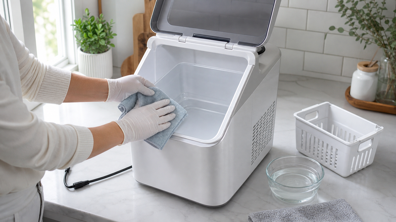 How to Deep Clean the Water Reservoir in a Portable Ice Maker