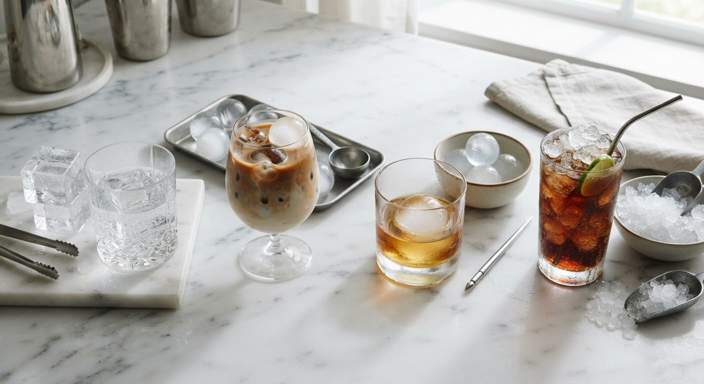 How to Match Ice Hardness to Drink Viscosity for Better Texture