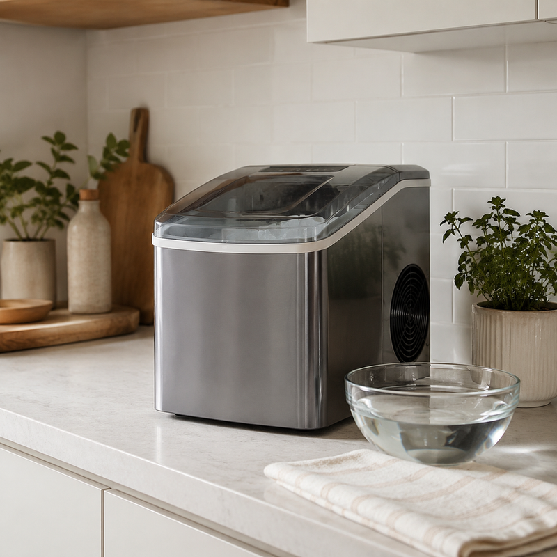 How to Run the First Cleaning Cycle on a Countertop Ice Maker