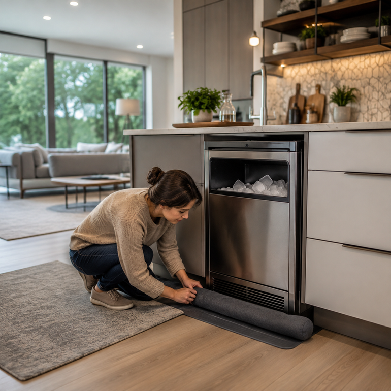 How to Prevent Water Damage Around Ice Makers in Open-Concept Kitchens