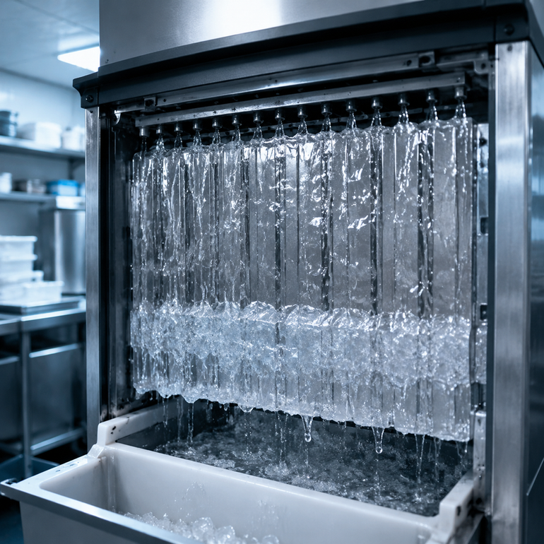 How Does the Ice Thickness Sensor Detect When Ice Is Ready?