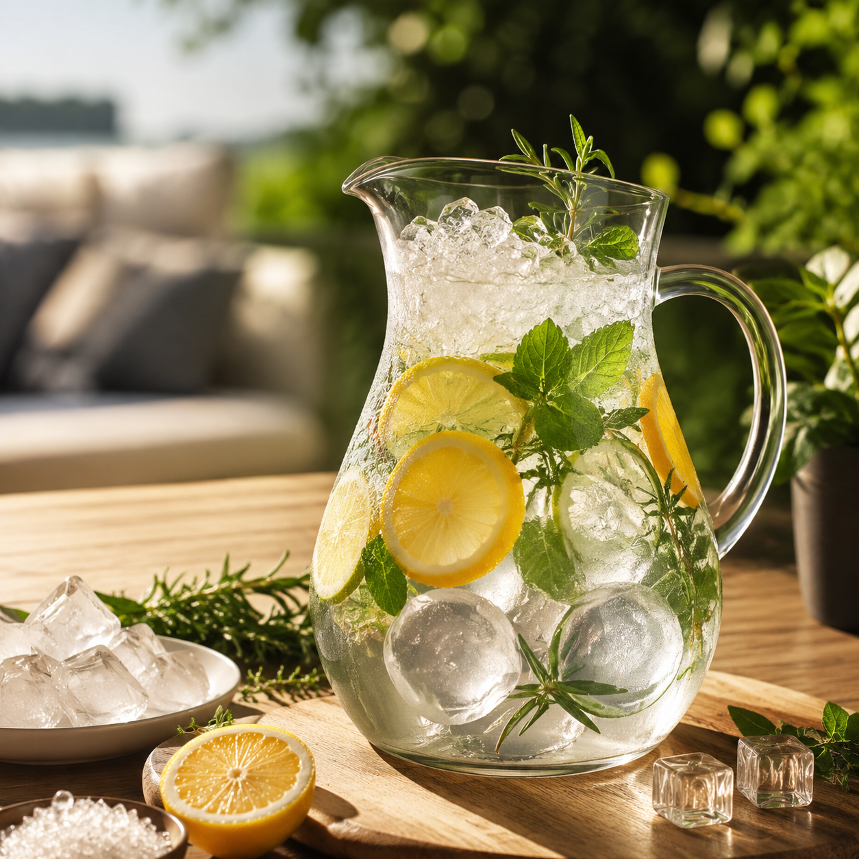 How Ice Surface Area Affects Flavor Release in Infused Water