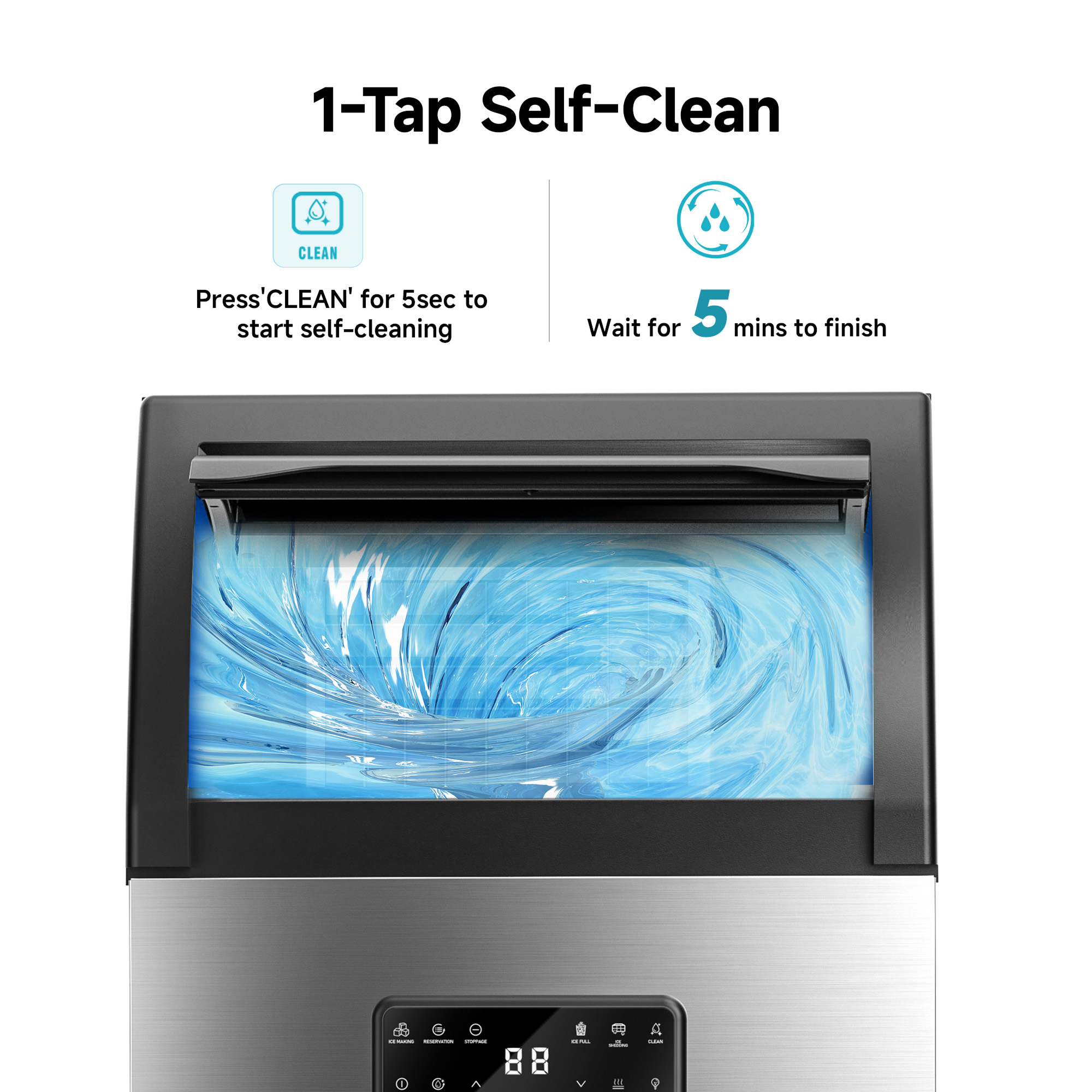 Euhomy Lucid M3 Cube Commercial Ice Maker