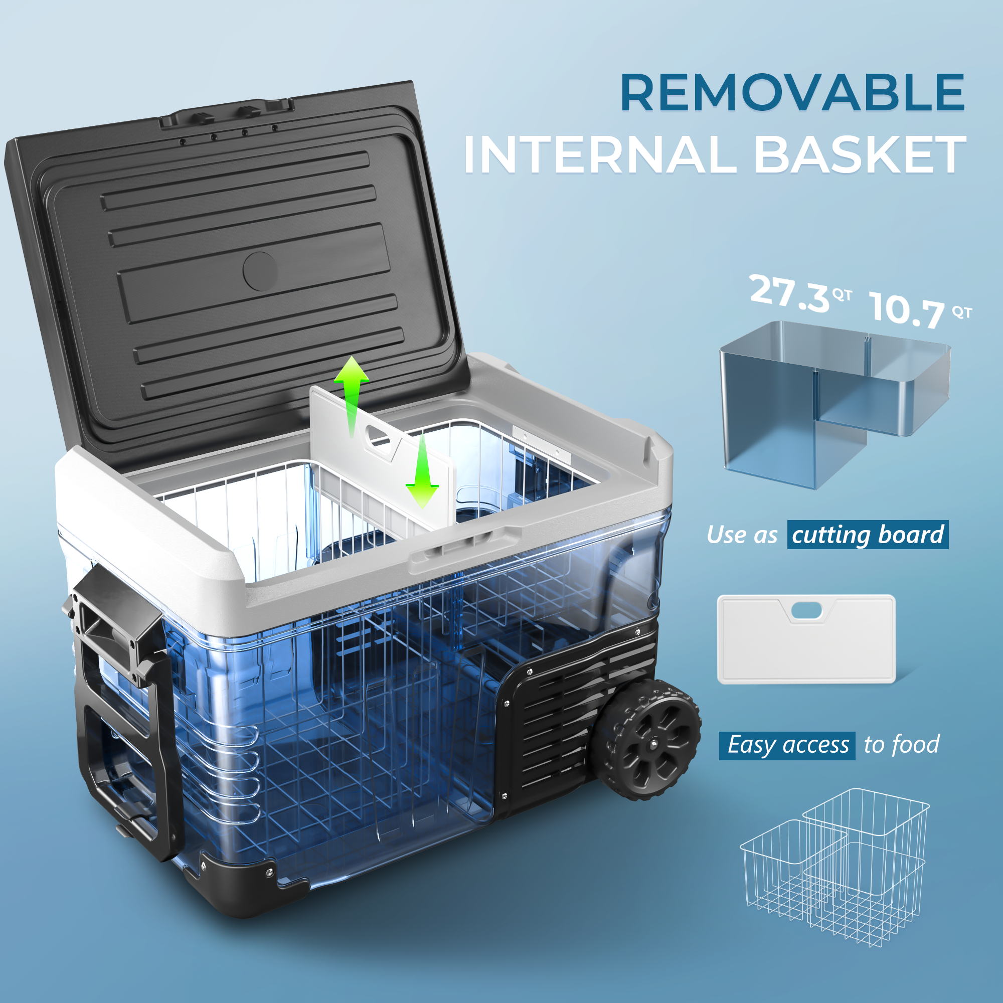 Euhomy Rover W2 Car Refrigerator (37QT/53QT)