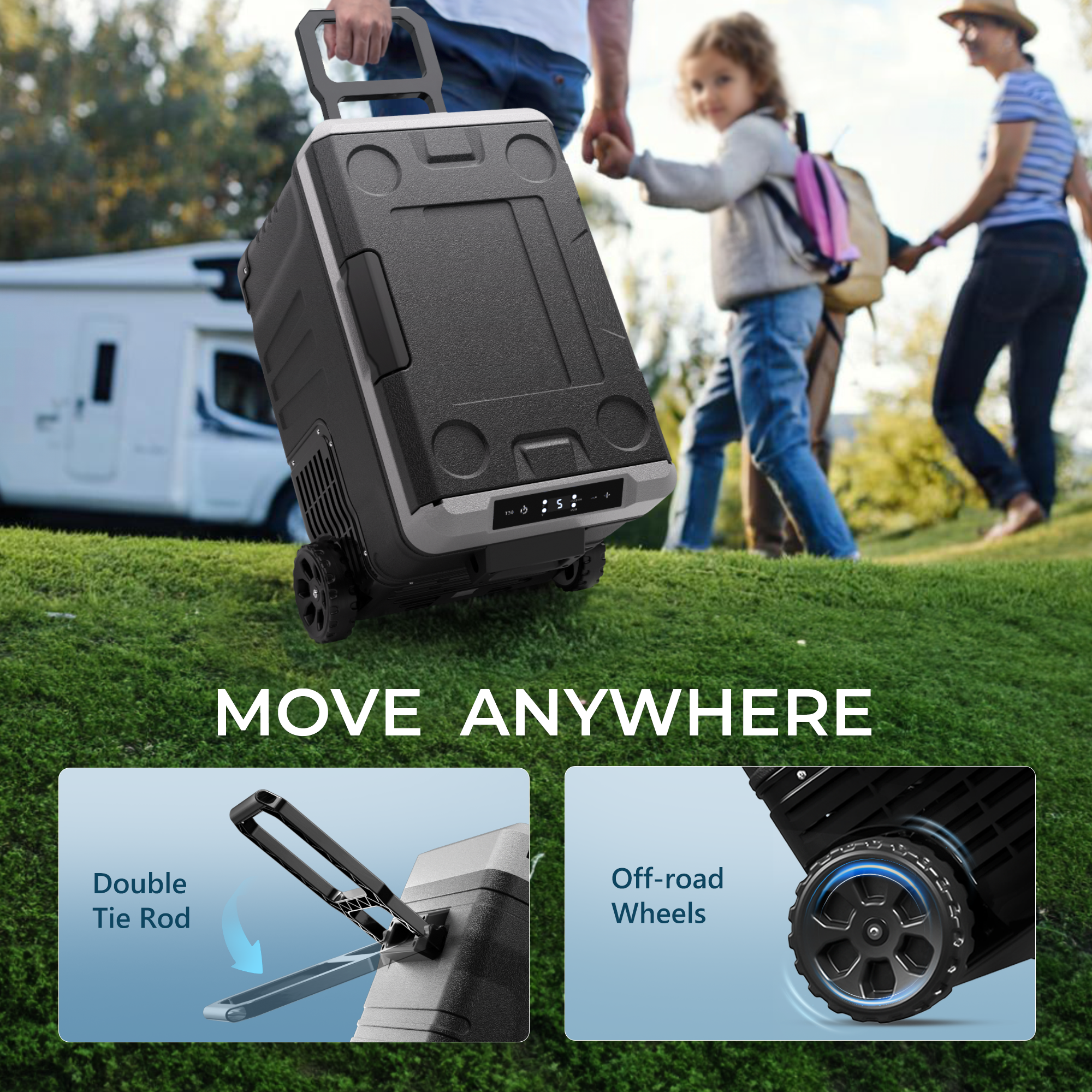 Euhomy Rover W2 Car Refrigerator (37QT/53QT)