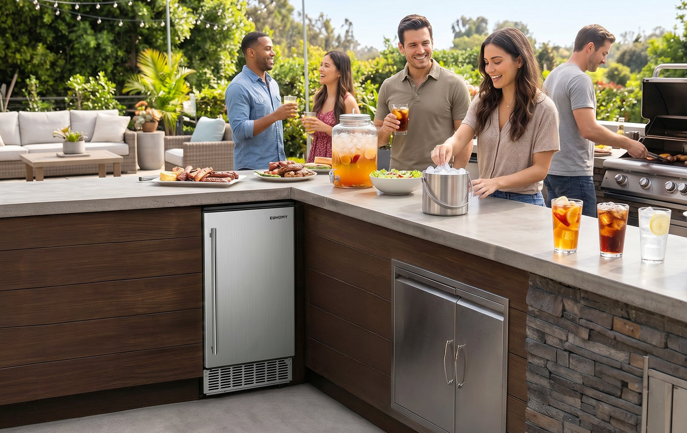 Euhomy Lucid S2 Cube Commercial Ice Maker