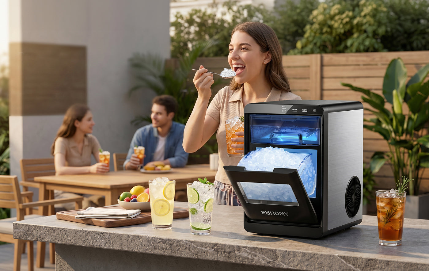 Euhomy Pearl L1 Plus Nugget Ice Maker