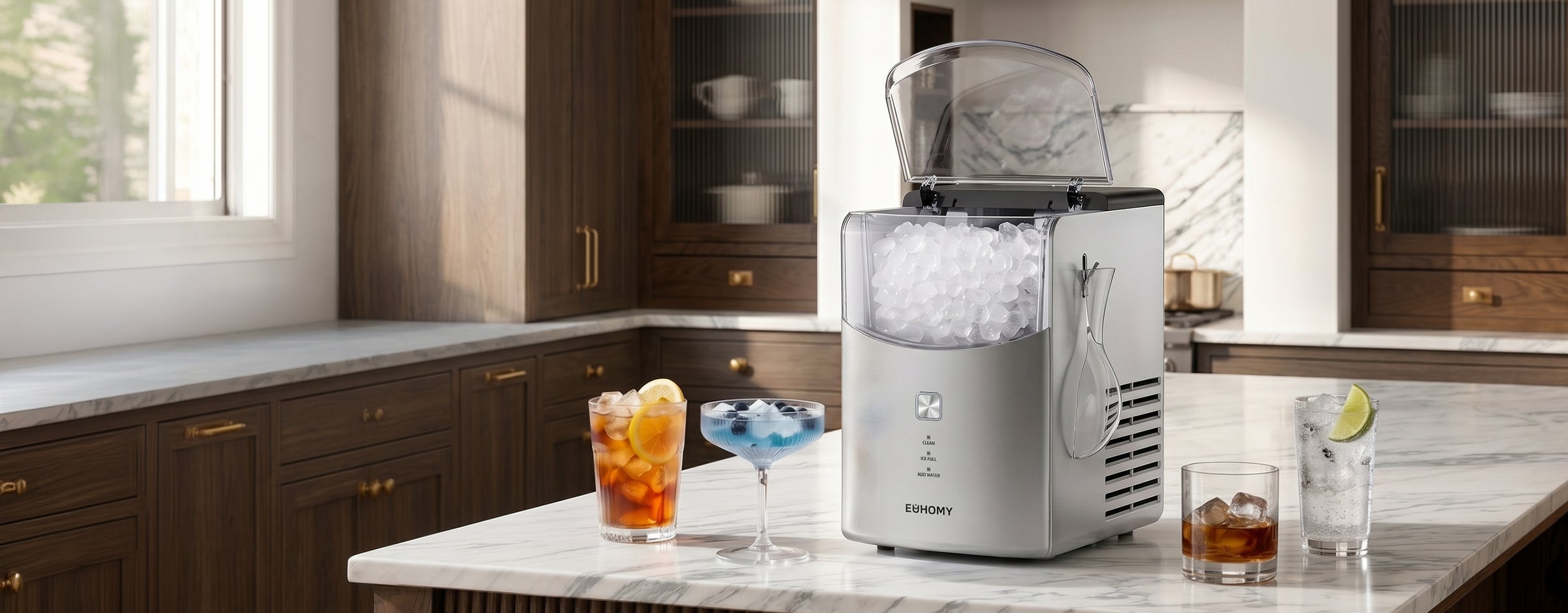 Euhomy Pearl L1 Max Nugget Ice Maker