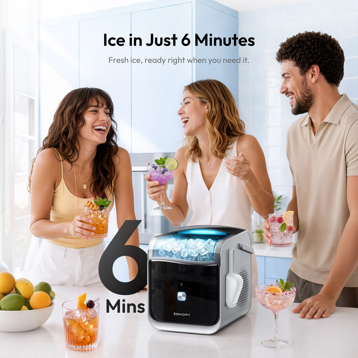 Euhomy Dart H1 Pro Bullet Ice Maker