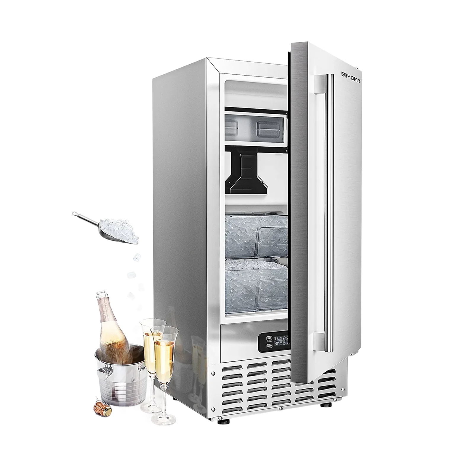 Euhomy Lyra S1 Nugget Commercial Ice Maker
