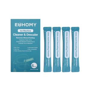 Euhomy ice machine cleaner and descaler with 4 citric acid packs