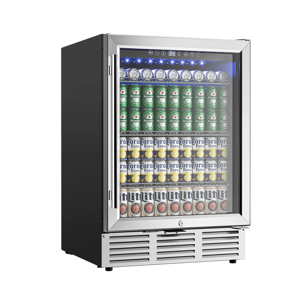 24 Inch Beverage Refrigerator, 180 Can Under Counter Beer Fridge 24 Inch Beverage Refrigerator, 180 Can Under Counter Beer Fridge