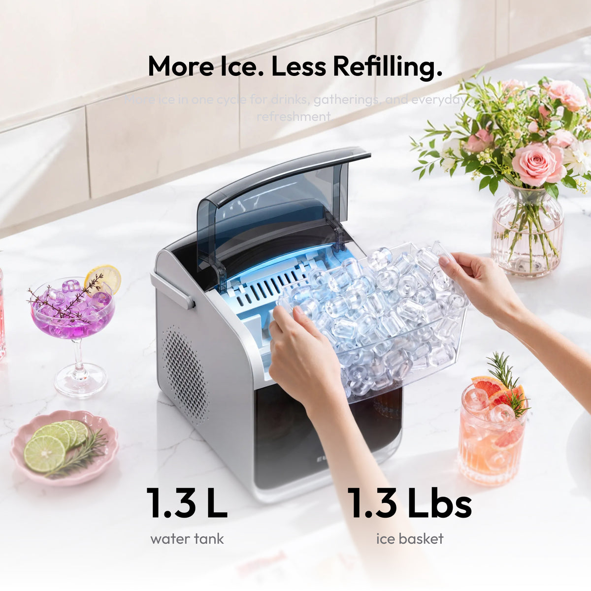 Euhomy Dart H1 Pro Bullet Ice Maker