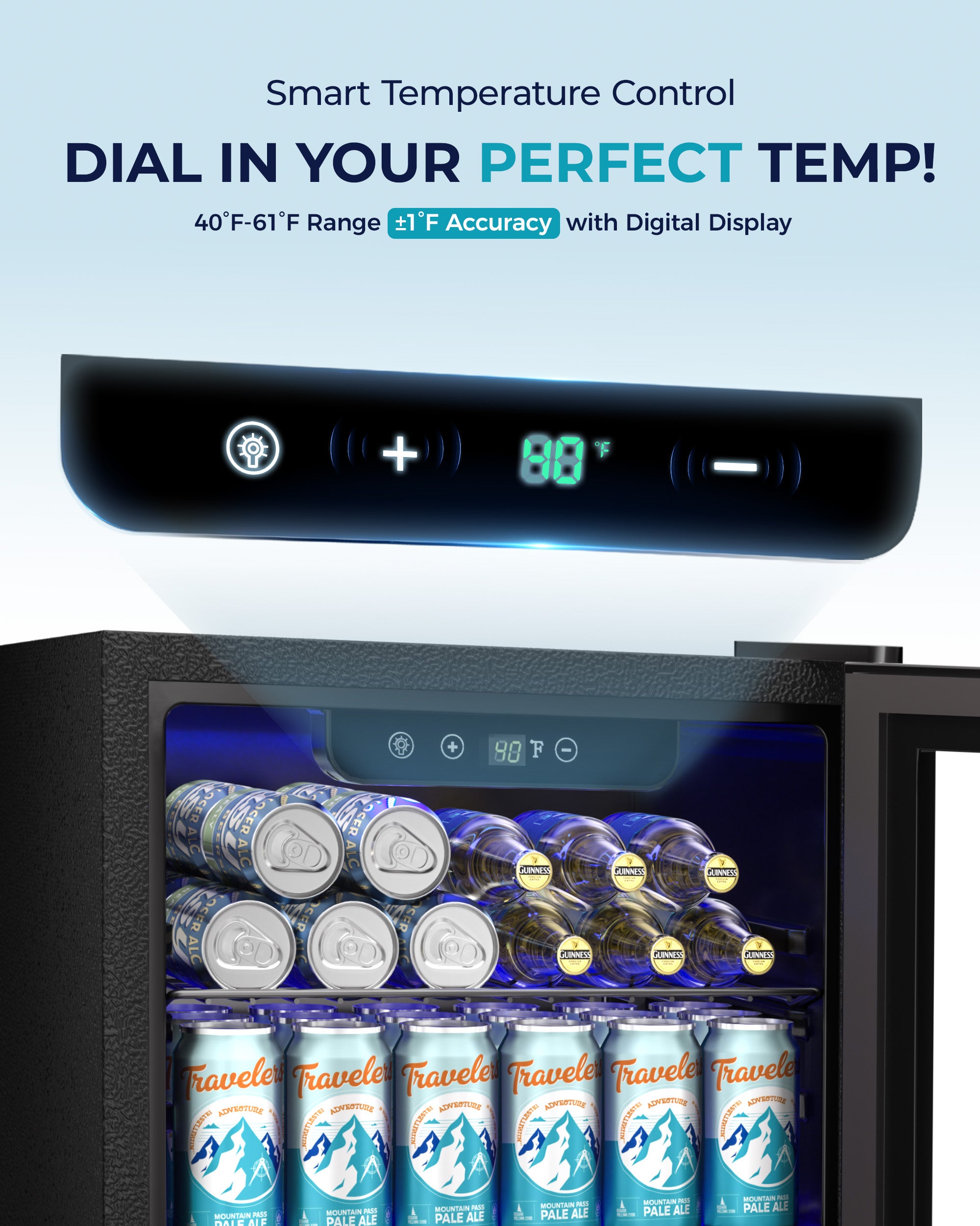 Euhomy Fizz 60 Beverage Refrigerator