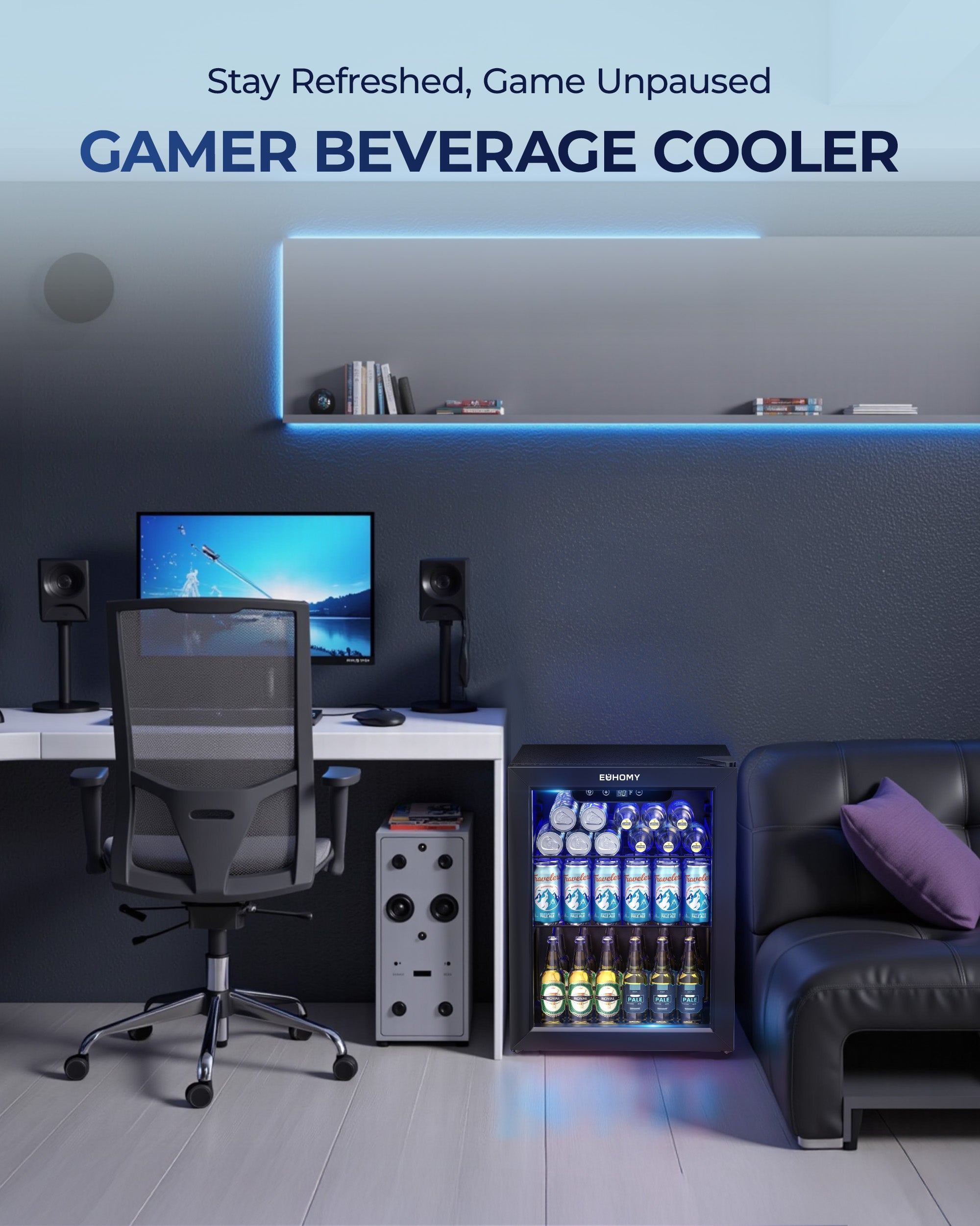 Euhomy Fizz 60 Beverage Refrigerator