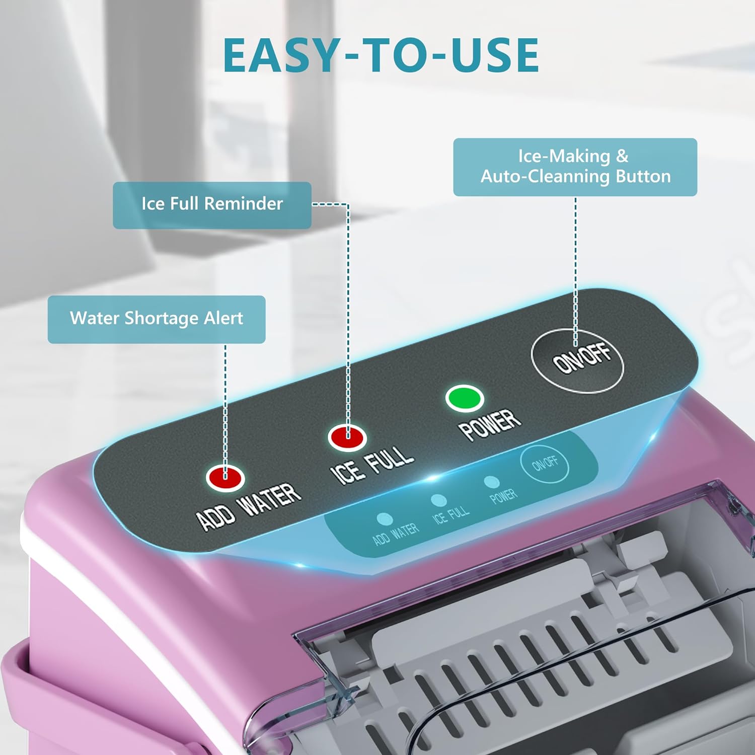 EUHOMY 製氷機 家庭用 ピンク Amazon.co.jp: EUHOMY 製氷機 家庭用 【高速製氷 自動洗浄機能