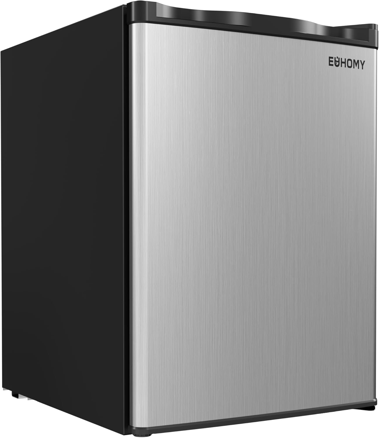 EUHOMY 1.1 Cubic Feet Mini Freezer, Countertop, Single Door Compact Upright Freezer with Reversible Door, Removable Shelves, Small freezer for Home/Dorms/Apartment/Office, New Black