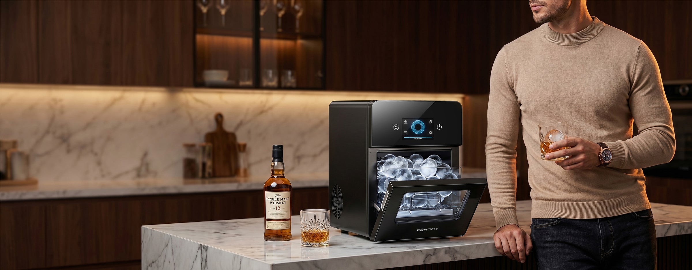 Euhomy Rock SE Sphere Ice Maker