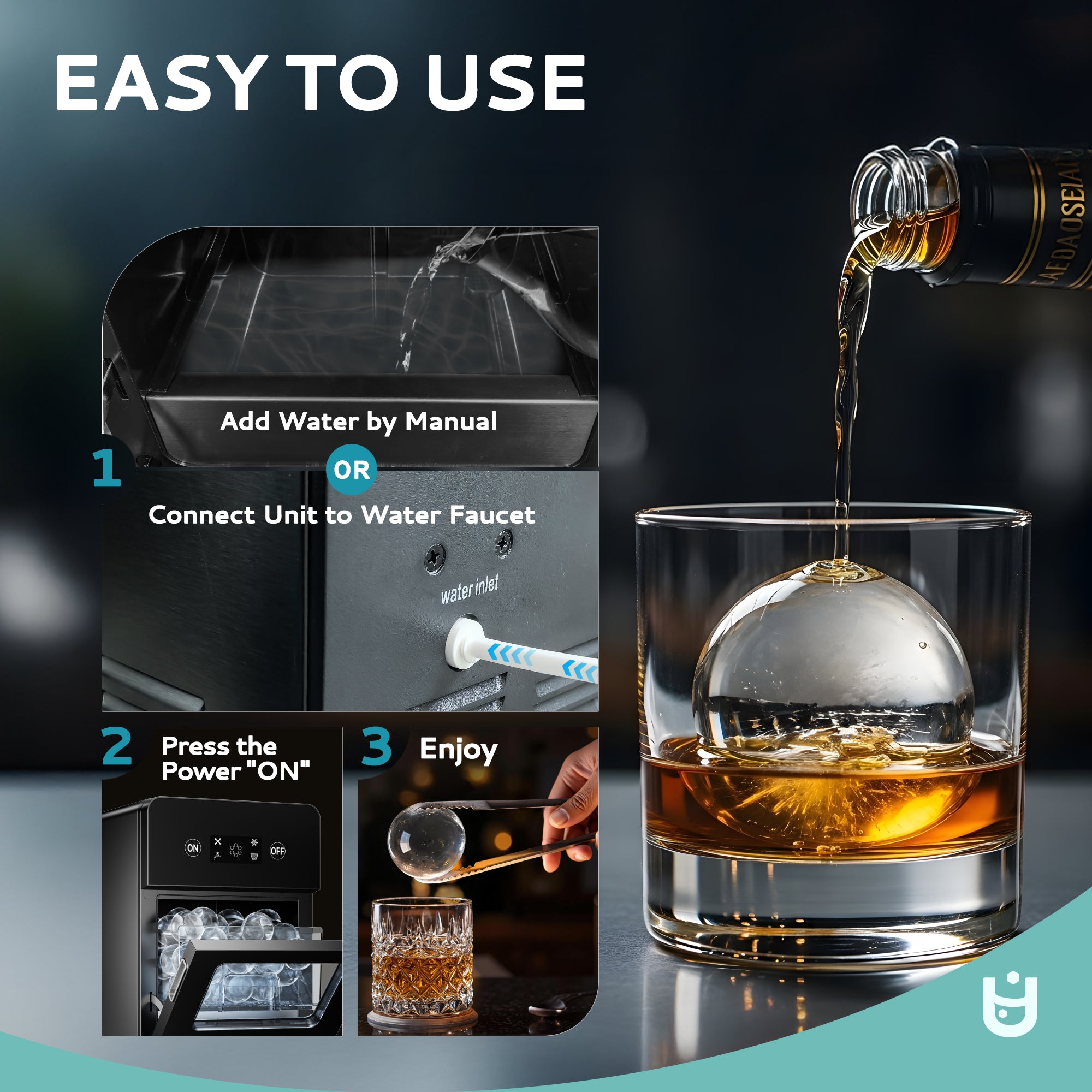 Euhomy Rock SE Sphere Ice Maker