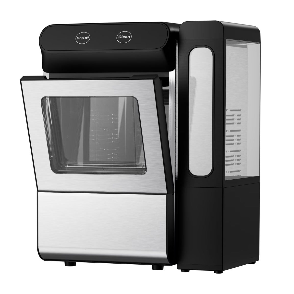 EUHOMY Nugget Ice Maker Countertop 26lbs/Day, 4.3L Water Tank, Portable Chewable Ice Machine for Home, Office & Bar