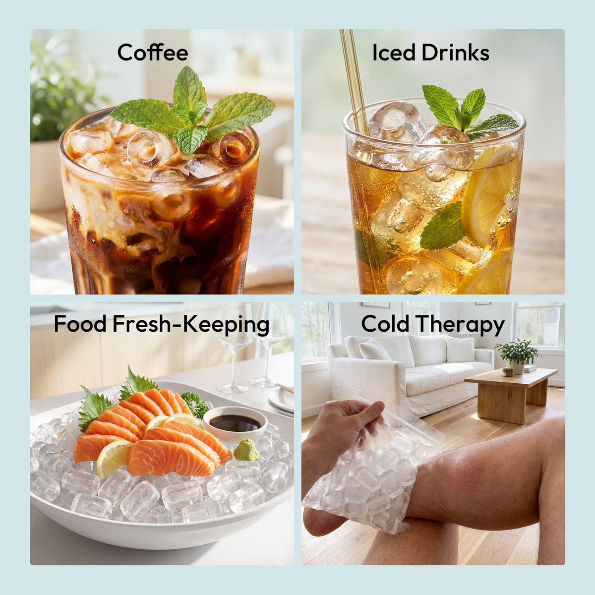 EUHOMY Countertop Ice Maker with Handle, 26 lbs/Day Portable Ice Machine, 9 Bullet Cubes in 6 Minutes, 2 Ice Sizes, Self-Cleaning, 1.1L Water Tank