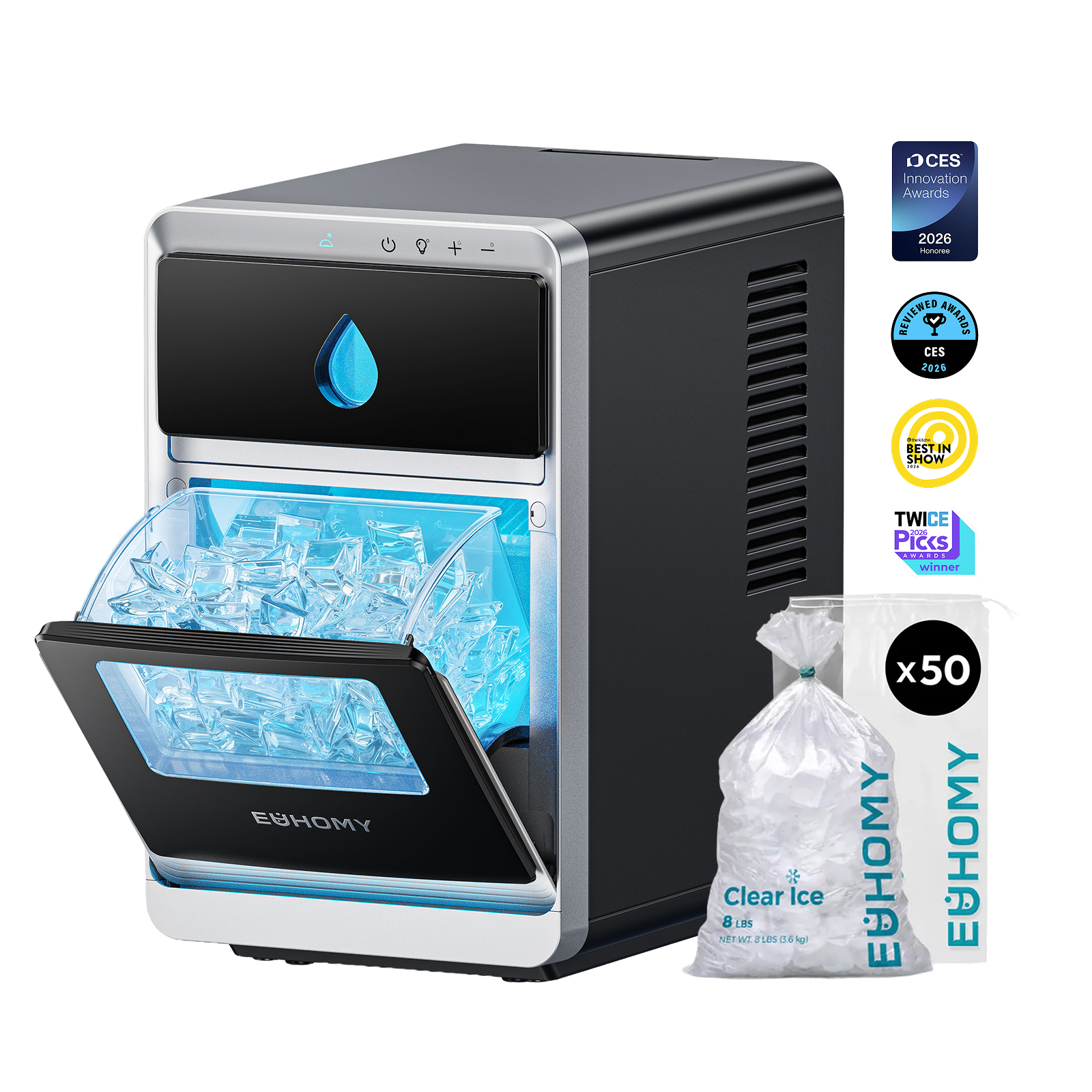 Euhomy Luna Series Crescent Ice Maker (LunaArc & Luna Pro)