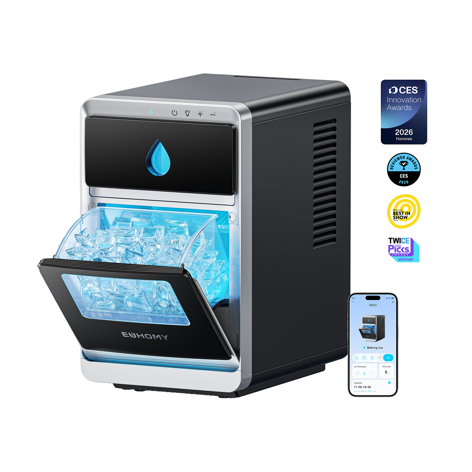 Euhomy Luna Series Crescent Ice Maker (LunaArc & Luna Pro)